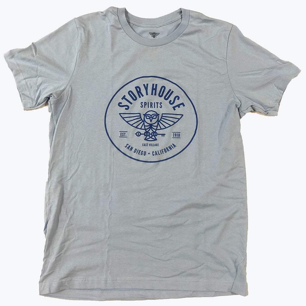 Storyhouse Spirits Merch Baby Blue / S Circle Logo Crewneck T-Shirt