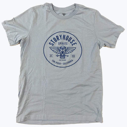 Storyhouse Spirits Merch Baby Blue / S Circle Logo Crewneck T-Shirt