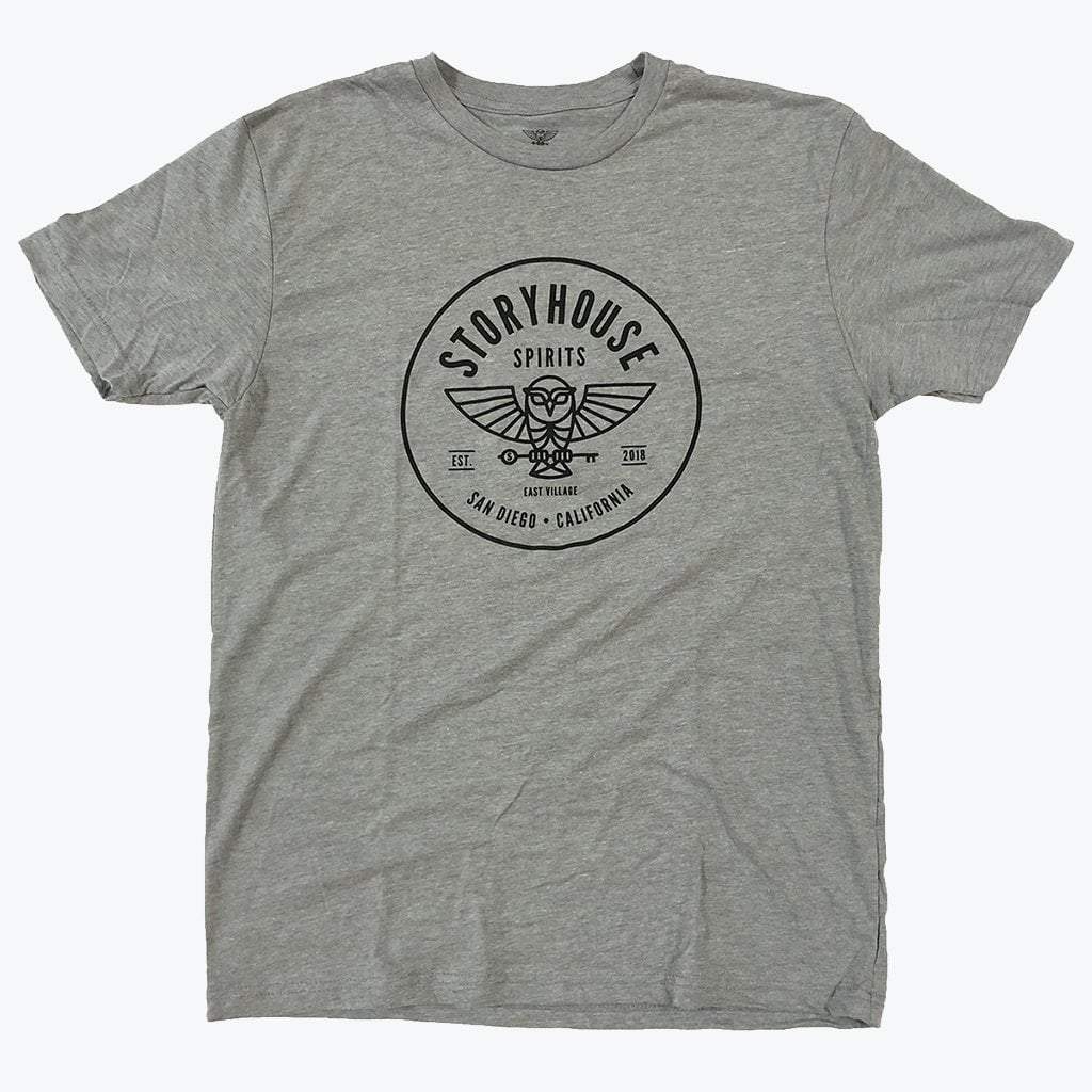 Storyhouse Spirits Merch Dark Grey Heather / S Circle Logo Crewneck T-Shirt