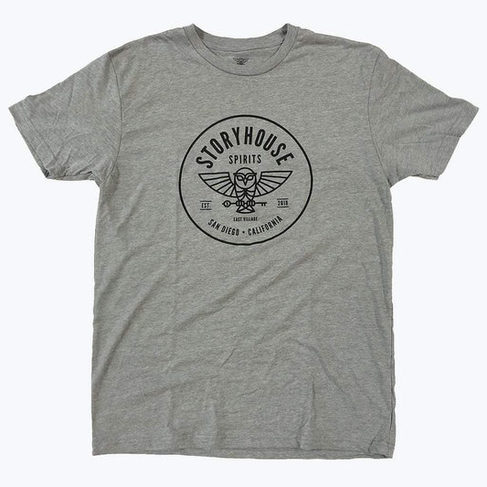 Storyhouse Spirits Merch Dark Grey Heather / S Circle Logo Crewneck T-Shirt